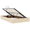 vidaXL Aufbewahrungsbett mit Matratze Creme 120 x 200 cm Holzwerkstoff