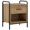 vidaXL Nachttisch Artisan-Eiche 40 x 30 x 50 cm Holzwerkstoff