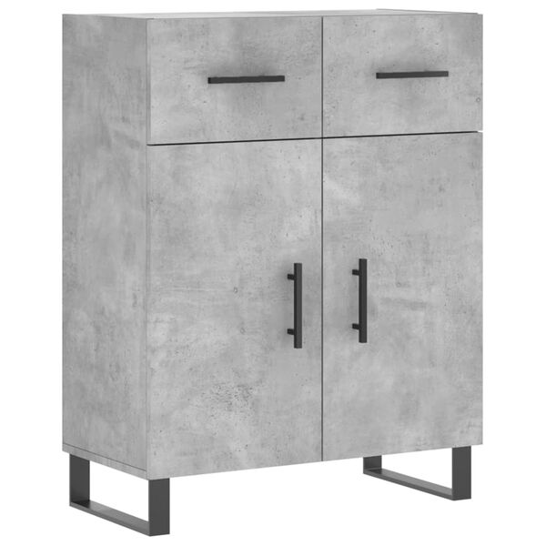vidaXL Sideboard Betongrau 69,5x34x90 cm Holzwerkstoff