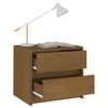 vidaXL Nachtschrank Honigbraun 40x30,5x35,5 cm Massivholz Kiefer