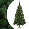 vidaXL K&uuml;nstlicher Weihnachtsbaum mit Weihnachtskugel 120 cm 150 LEDs