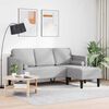 vidaXL Sofa Set Wolkengrau 173 x 131 x 67 cm Stoff