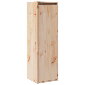 vidaXL Wandschrank 30x30x100 cm Massivholz Kiefer
