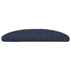 vidaXL Stufenmatten Selbstklebend 30 Stk. 56x17x3 cm Blau Halbrund