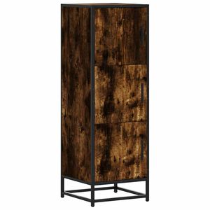 vidaXL Highboard R&auml;uchereiche 35,5x35x106,5 cm Holzwerkstoff Metall