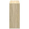 vidaXL Raumteiler-B&uuml;cherregal Sonoma-Eiche 69,5x29x69,5 cm