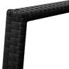 vidaXL 3-tlg. Bistro-Set Poly Rattan Schwarz