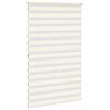 vidaXL Doppelrollo Marmorbeige 140x200cm Stoffbreite 135,9 cm Polyester