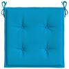 vidaXL Gartenstuhl-Kissen 4 Stk. Blau 40x40x4 cm Oxford-Gewebe