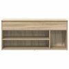 vidaXL Schuhbank Sonoma-Eiche 102x30,5x45 cm Holzwerkstoff