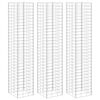 vidaXL Gabionen-Hochbeete 3 Stk. 30x30x200 cm Eisen