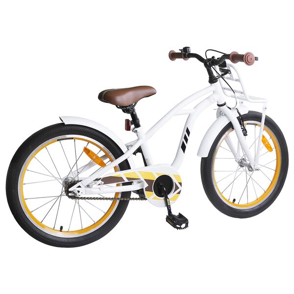 vidaXL Kinderfahrrad 20 Zoll f&uuml;r 6-11 Jahre alt Wei&szlig;