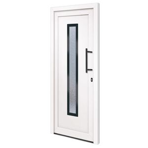 vidaXL Haust&uuml;r Wei&szlig; 88x200 cm PVC