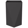 vidaXL Pflanzk&uuml;bel 2 pcs Schwarz 50 x 50 x 75 cm Stahl