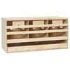 vidaXL 3er Legenest 72x33x38 cm Massivholz Kiefer