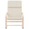vidaXL Relaxsessel Creme Stoff