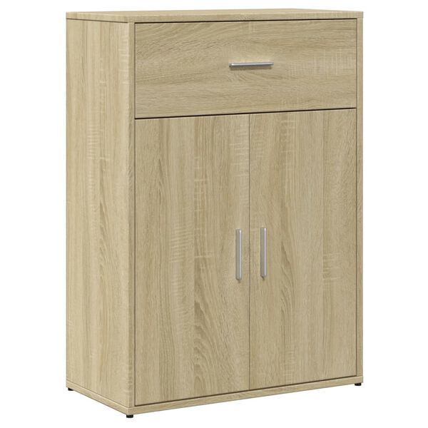 vidaXL Sideboards 2 Stk. Sonoma-Eiche 60x30x84 cm Holzwerkstoff