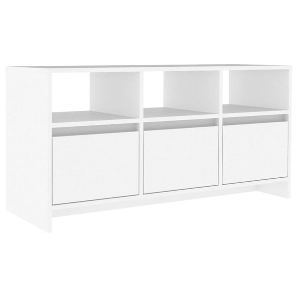 vidaXL TV-Schrank Wei&szlig; 102x37,5x52,5 cm Holzwerkstoff