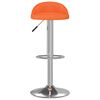 vidaXL Barhocker 2 Stk. Orange Kunstleder