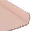 vidaXL Schwebendes Regal Wandmontiert 3 pcs Rosa 40 x 9 x 2,5 cm Stahl