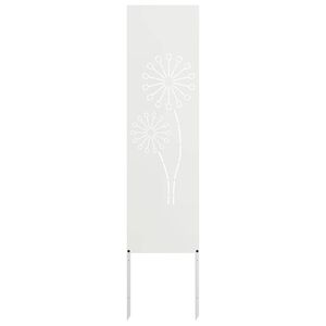 vidaXL Garten Sichtschutz-Leinwand Wei&szlig; 32 x 140 cm
