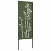 vidaXL Garten Sichtschutz-Leinwand Floral Olivgr&uuml;n 50 x 140 cm