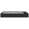 vidaXL Bettgestell Schwarz 120x190 cm Holzwerkstoff