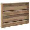 vidaXL Magazinregal 2 pcs Artisan-Eiche 100 x 12 x 70 cm Holzwerkstoff