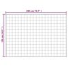 vidaXL Gewichtsdecke Grau 138x200 cm 10 kg Stoff