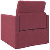 vidaXL Bodensofa mit Schlaffunktion Weinrot 112x174x55 cm Stoff