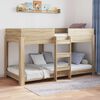 vidaXL Etagenbett f&uuml;r Kinder Sonoma-Eiche 100 x 190 cm Holzwerkstoff