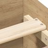 vidaXL Bettgestell ohne Matratze Artisan-Eiche 90x190cm Holzwerkstoff