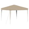 vidaXL Pop-up Partyzelt 288 x 288 x 245 cm Creme Oxford-Stoff