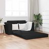 vidaXL Sofa Bett Schwarz 148 x 71 x 83 cm Stoff
