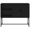 vidaXL Sideboard Schwarz 100x40x79,5 cm Holzwerkstoff