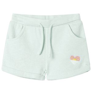 Kindershorts mit Kordelzug Helles Minzgr&uuml;n 116