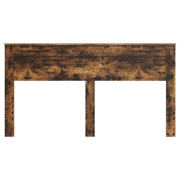 vidaXL Kopfteil Ger&auml;ucherte Eiche 200 cm Holzwerkstoff