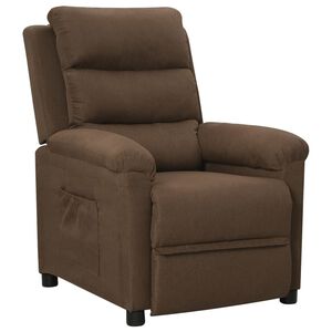 vidaXL Relaxsessel Braun Stoff