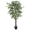 vidaXL Ficusbaum Künstlich 630 Blätter 120 cm Grün