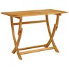 vidaXL Sydney Rechteckiger Tisch Braun 110 x 55 x 75 cm
