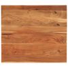 vidaXL Tischplatte 110x80x2,5 cm Rechteckig Massivholz Akazie