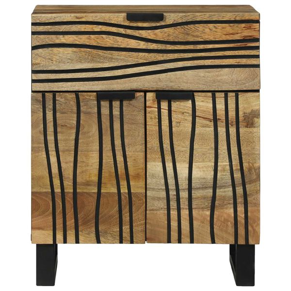 vidaXL Nachttisch Braun 50 x 33 x 60 cm Massivholz Akazie