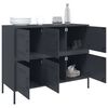 vidaXL Sideboard Anthrazit 100,5x39x79 cm Stahl