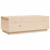 vidaXL Couchtisch 100x50x35 cm Massivholz Kiefer