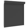 vidaXL Rollladen Anthrazit 140 x 150 cm Aluminium und Polyurethan