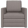 vidaXL Schlafsofa Taupe 74 x 77 x 81 cm Stoff