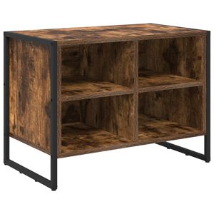 vidaXL Schuhschrank 60 x 35 x 44 cm Holzwerkstoff Raucharbe
