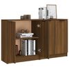 vidaXL Sideboards 2 Stk. Braun Eichen-Optik 60x30x70 cm Holzwerkstoff