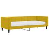 vidaXL Tagesbett mit Matratze Gelb 80x200 cm Samt