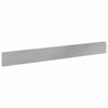 vidaXL Raseneinfassung 10 pcs 100 x 12 cm Stahl Silber